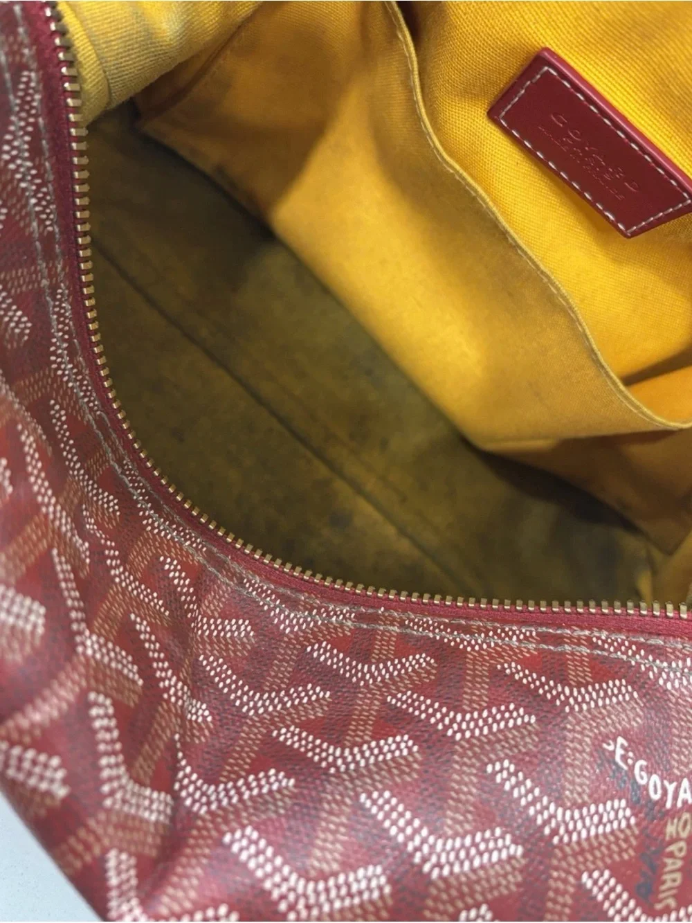 Goyard Red Pouch